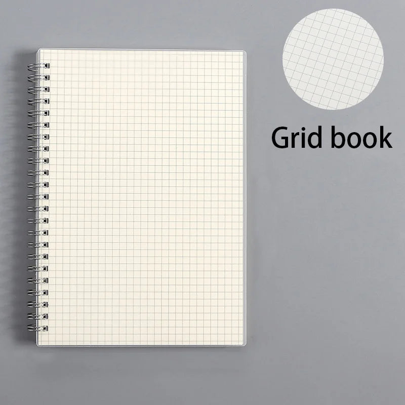 A5 A6 B5 Spiral book coil Notebook To-Do Lined DOT Blank Grid Paper Journal Diary Sketchbook For School Supplies Stationery