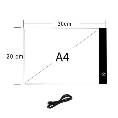 Dimmable LED Drawing Pad for Kids , Creative Tracing &amp; Learning Board