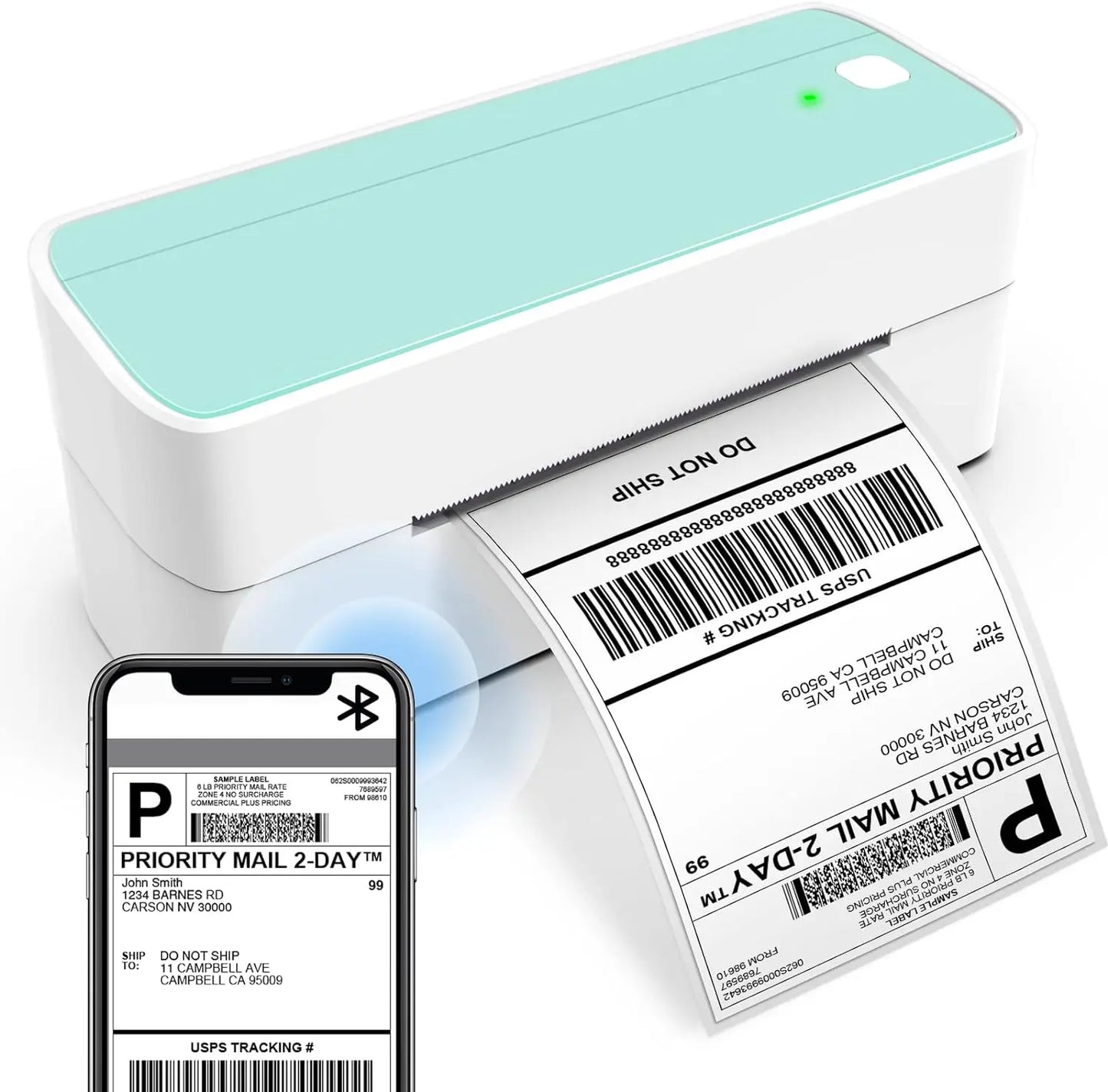 Phomemo Bluetooth Thermal Label Printer 4X6 241BT Wireless Shipping Label Printer for Small Business&Shipping Labels