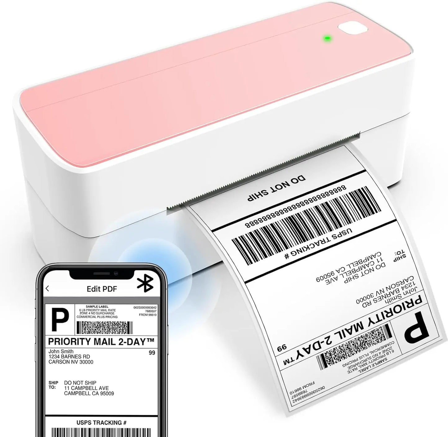 Phomemo Bluetooth Thermal Label Printer 4X6 241BT Wireless Shipping Label Printer for Small Business&Shipping Labels