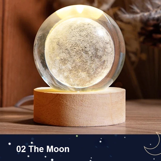 ✨ 3D Crystal Galaxy Night Light – Mesmerizing Cosmic Glow for Your Space! 🌌🔮 Lamp sBedroom Ambient Light Creative Gift Night Light