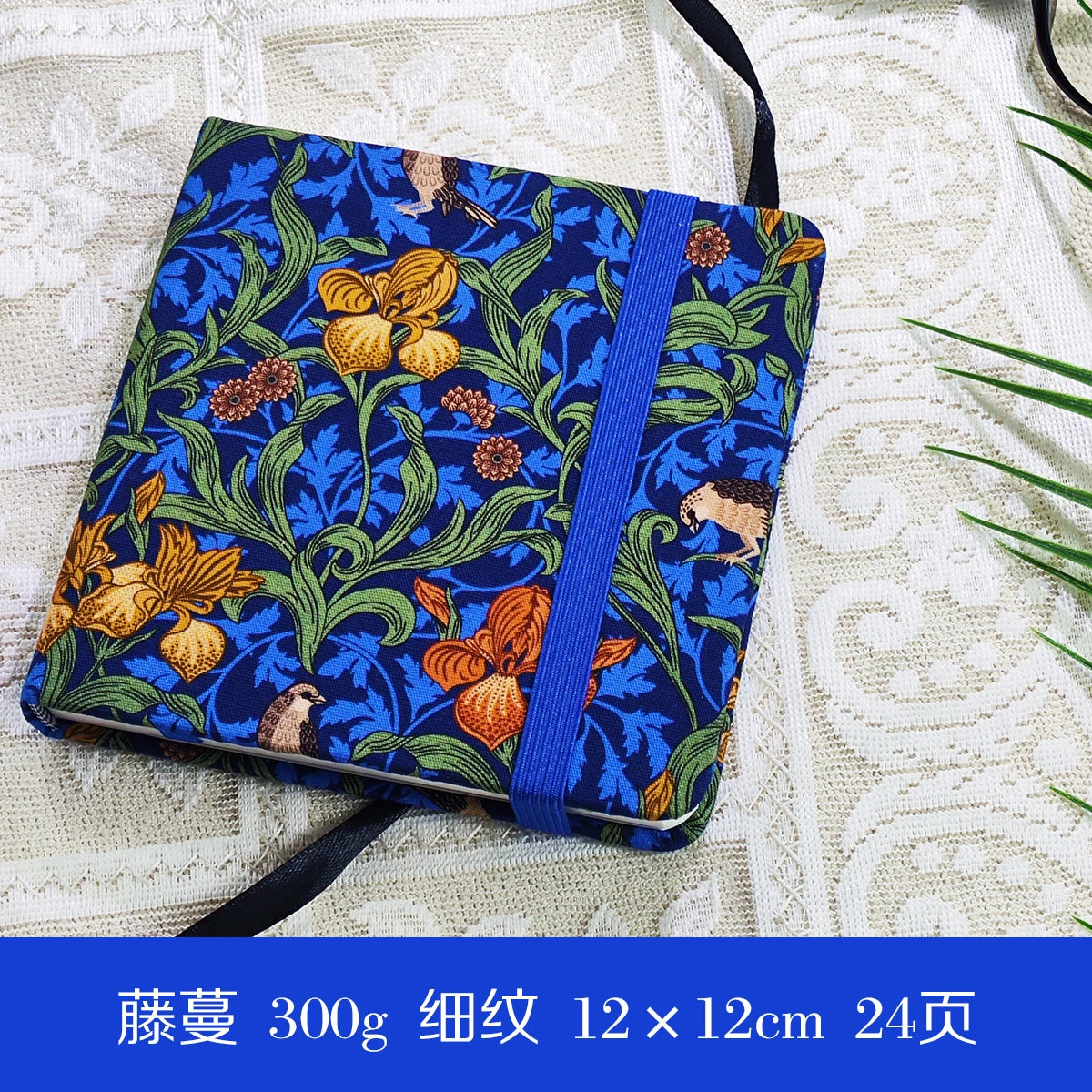 POTENTATE 100% Cotton Square Watercolor Paper Book 12cmx12cm(4.7x4.7Inch )24 Sheets 300g (140lb) Art  Drawing Paper Sketchbook