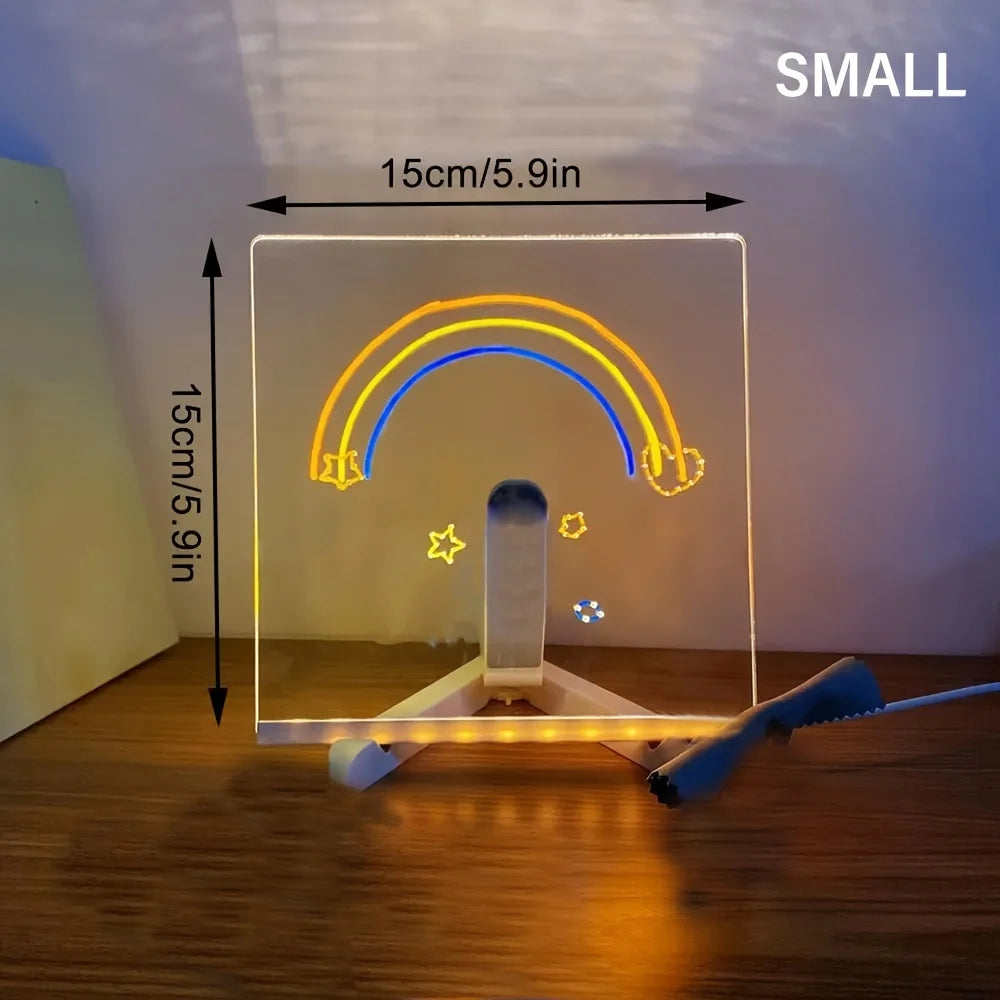 GlowBoard™ LED Drawing Board , Write, Erase &amp; Glow with Style