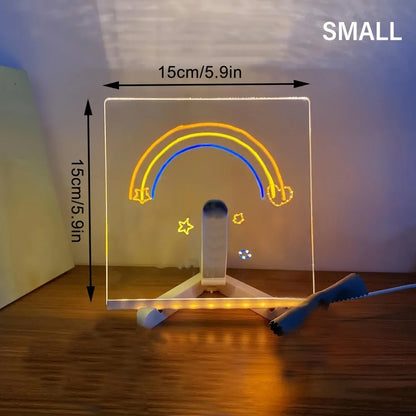 GlowBoard™ LED Drawing Board , Write, Erase &amp; Glow with Style