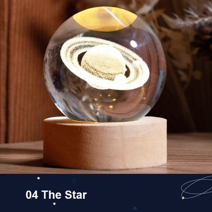 ✨ 3D Crystal Galaxy Night Light – Mesmerizing Cosmic Glow for Your Space! 🌌🔮 Lamp sBedroom Ambient Light Creative Gift Night Light