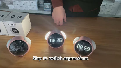 Child Alarm clock Digital Emotion Table Clock WIth Light Cute Cartoon Alarm Clock For Kids